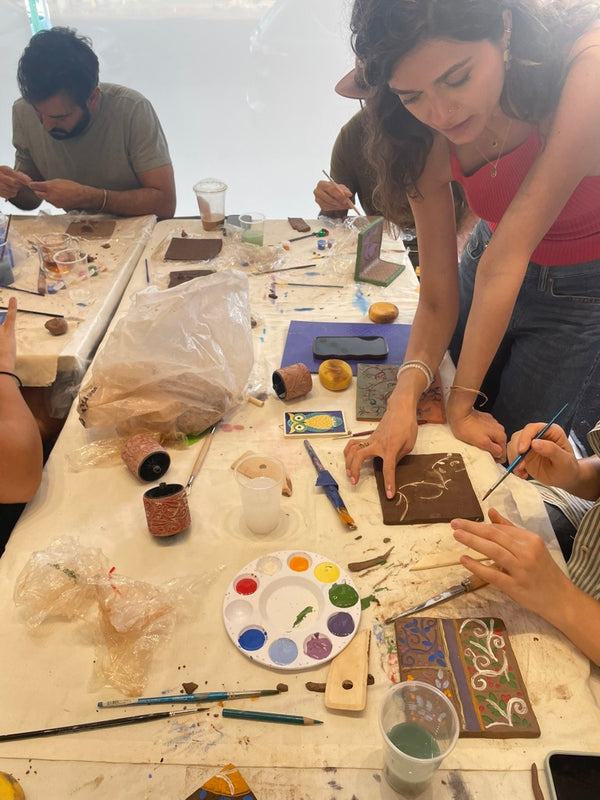 Persian Tile Painting | A Creative Gathering Inspired by Persian Art