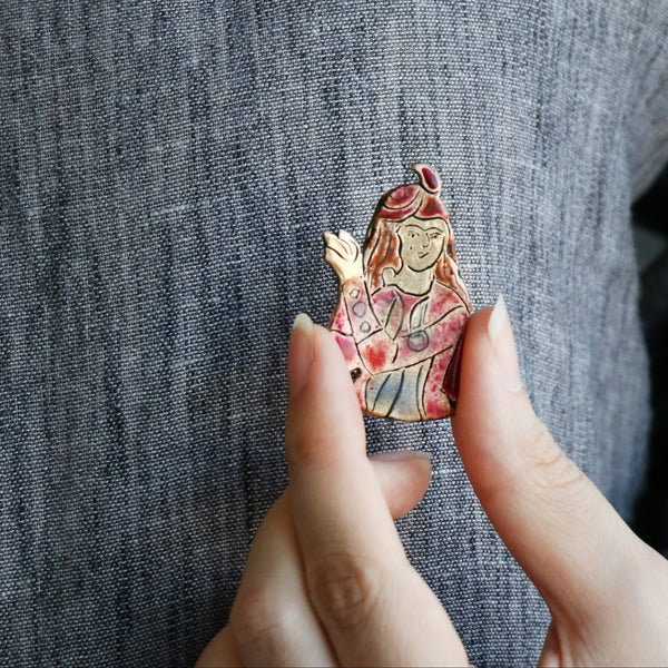 Beshkan o Bala Bendaz Handmade Bronze Brooch