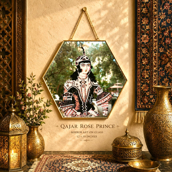 The Qajar Rose Prince Wall Mirror