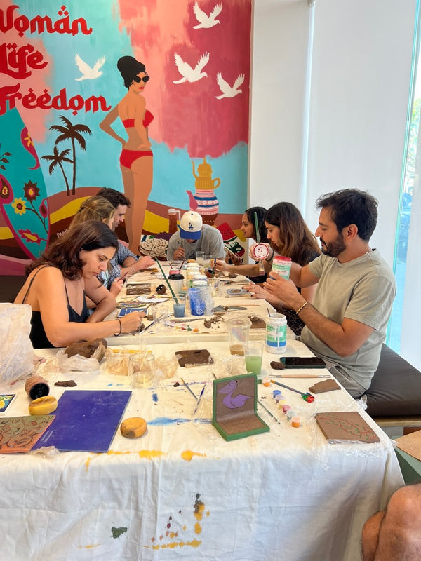 Persian Tile Painting | A Creative Gathering Inspired by Persian Art