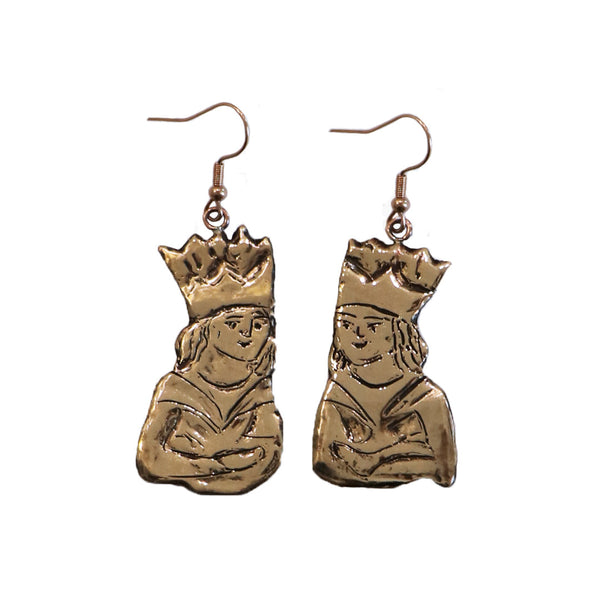 Aniss o Dowlleh Bronze Earrings