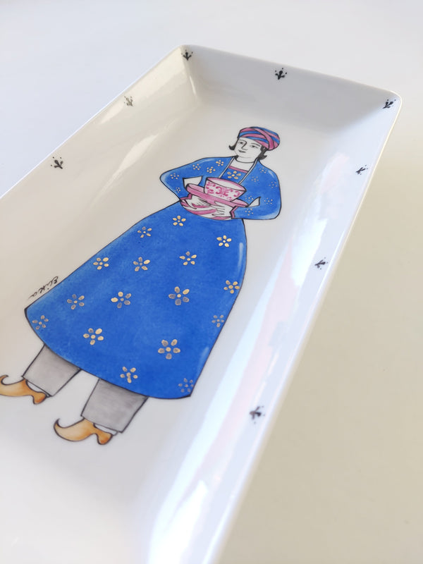 Qajar Man with bowl in hand