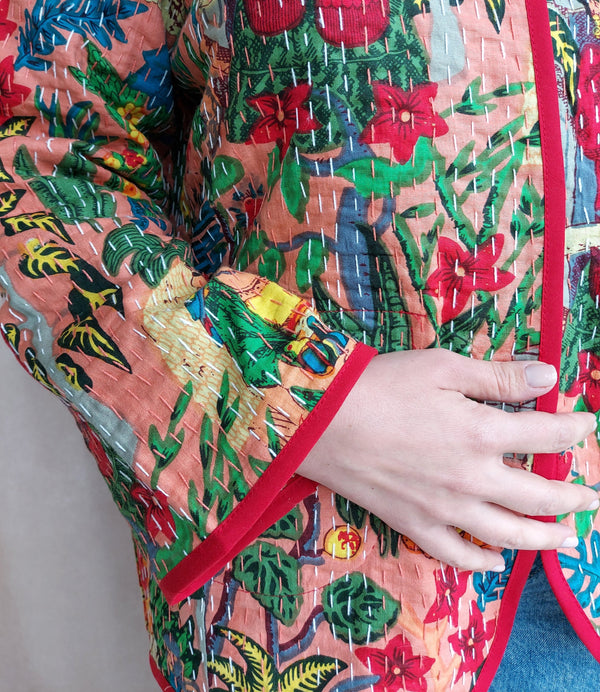 Reversible Orange Blossom Jacket