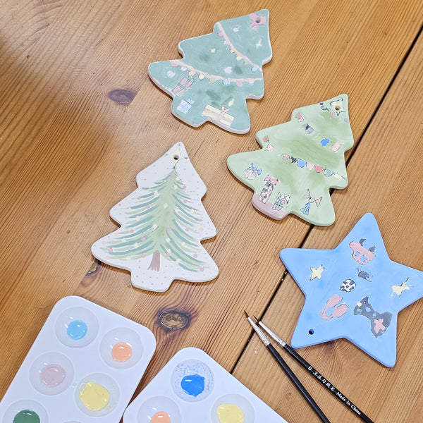 Pottery Painting ( Paint your own unpainted ceramic pieces)