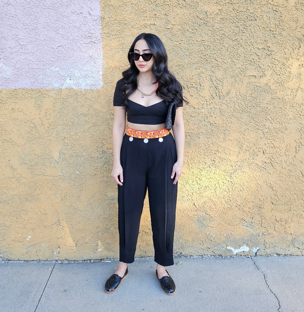 Balouchi Pants with Vintage Coins