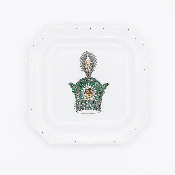 Pahlavi Crown Appetizer Plate
