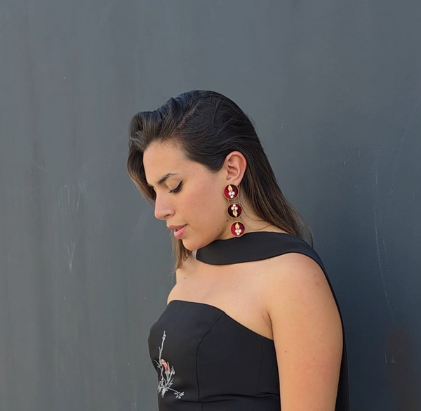 Vintage-Inspired Earrings (Medium)