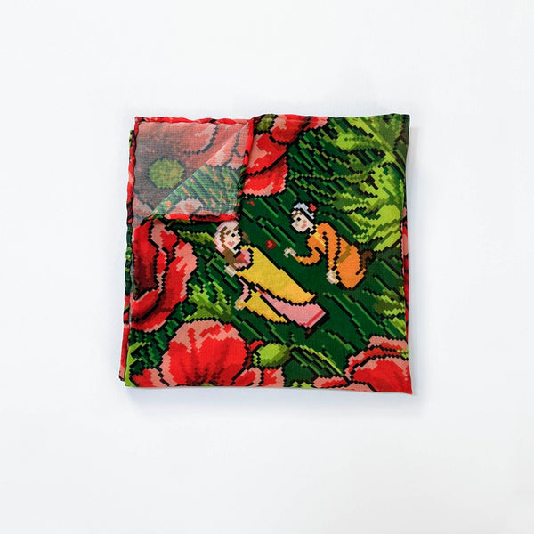 Grieving Tulip Pocket Square