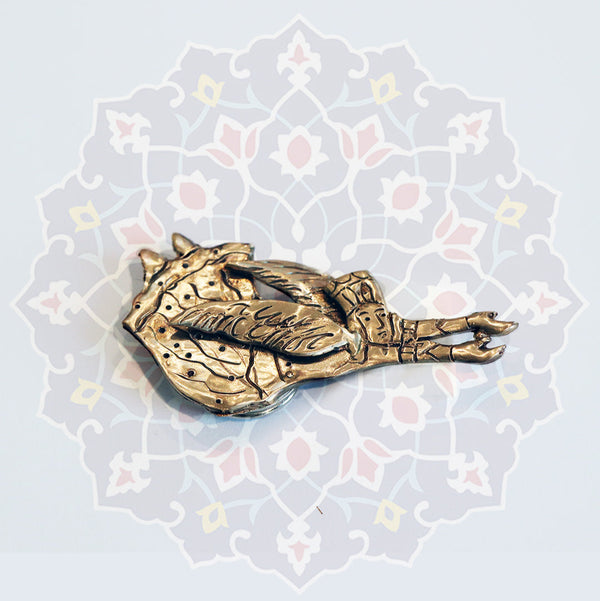 Parvaz-e-Sama Handmade Bronze Brooch