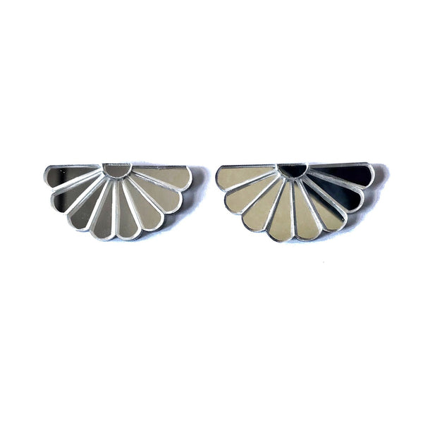 Floral Mirror Earring