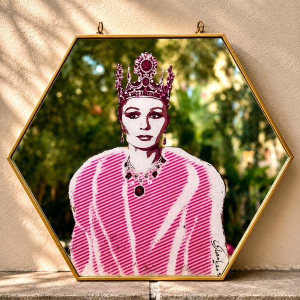 Shahbanoo Hexagonal Wall Mirror