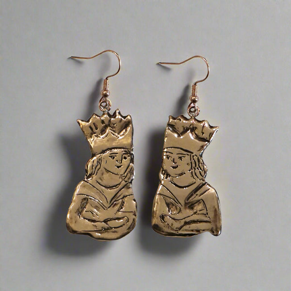 Aniss o Dowlleh Bronze Earrings