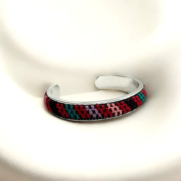 Embroidery Textile Bangle