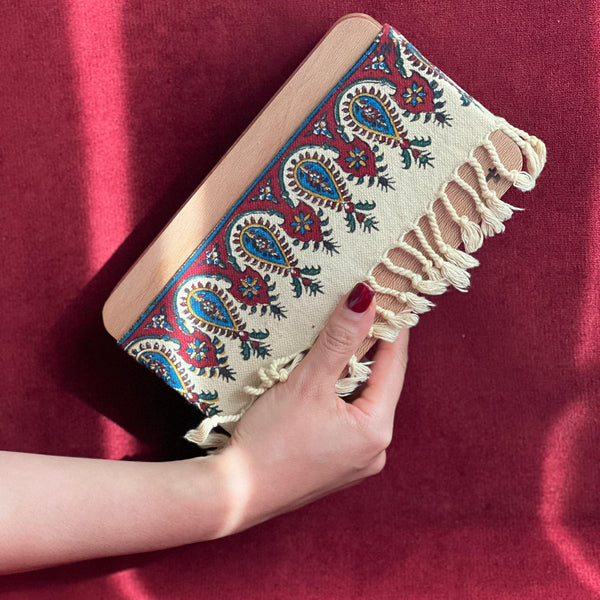 Khatoon Wooden Clutch