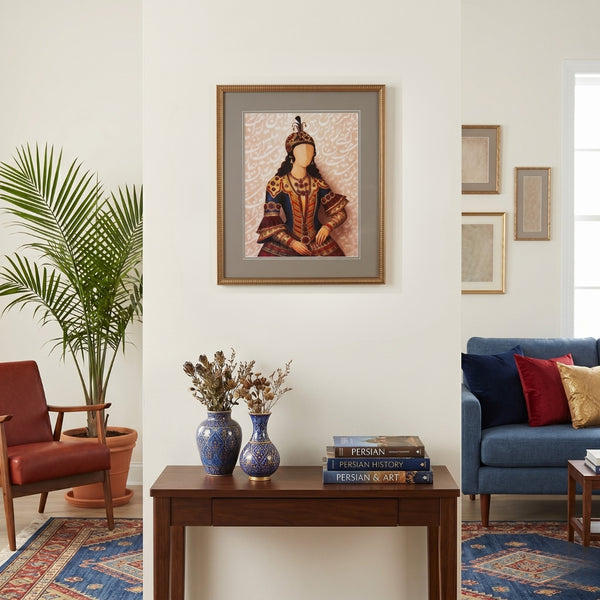 Delbar-e Qajar Framed Wall Art