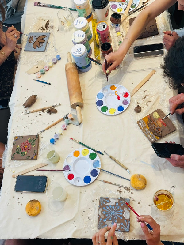 Persian Tile Painting | A Creative Gathering Inspired by Persian Art
