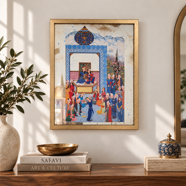 A Gathering in Reflection Wall Art