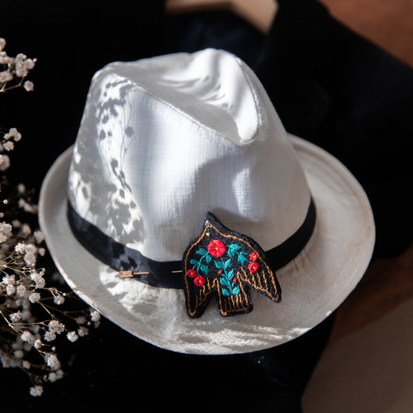 Aashti Embroidered Brooch