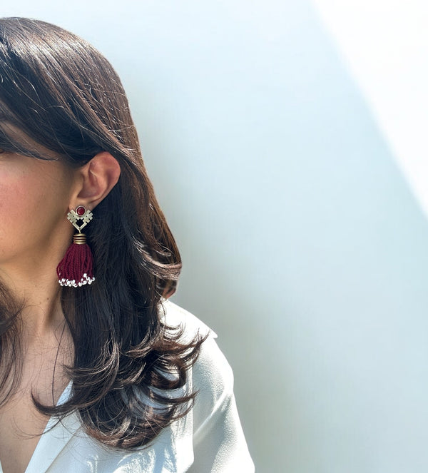 Kowli Silver Earring