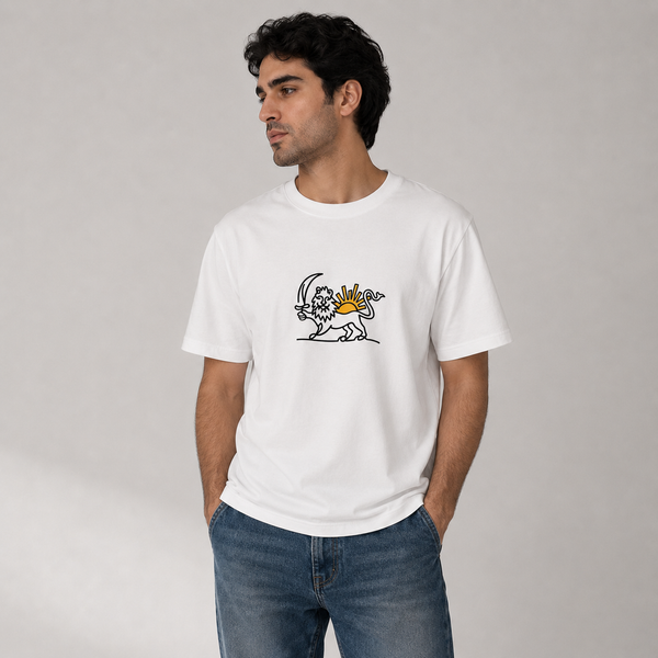 Line Drawing Shirokhorshid Adult T-Shirt