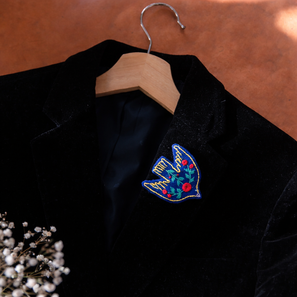 Aashti Embroidered Brooch