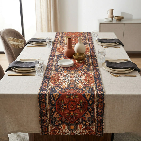 Persian Carpet Pattern Table Runner