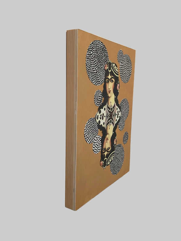 "Qajar Shahdokht In My Studio" Wall Art