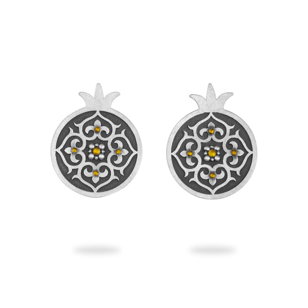 Pomegranate Cluster Earrings