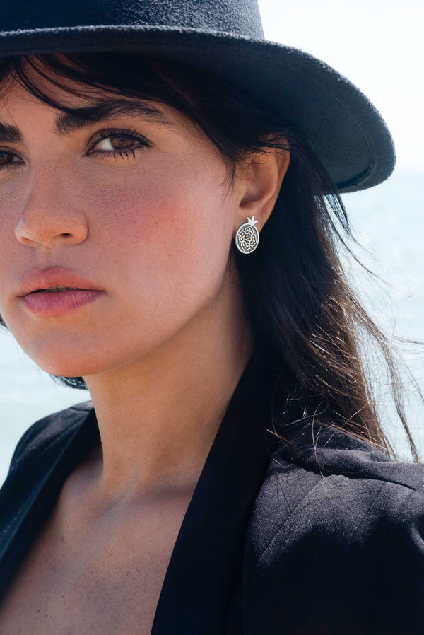 Pomegranate Cluster Earrings