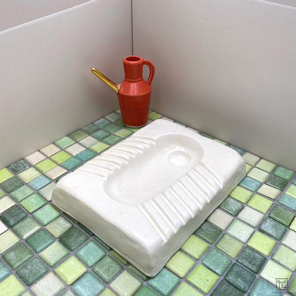 Eastern Toilet ceramic Ashtray