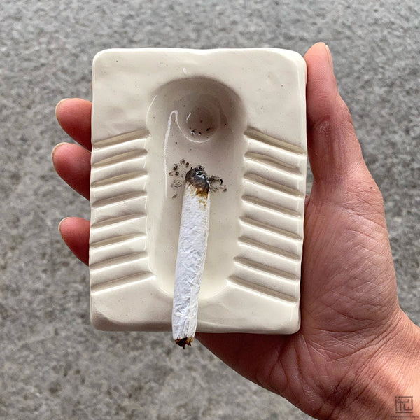 Eastern Toilet ceramic Ashtray