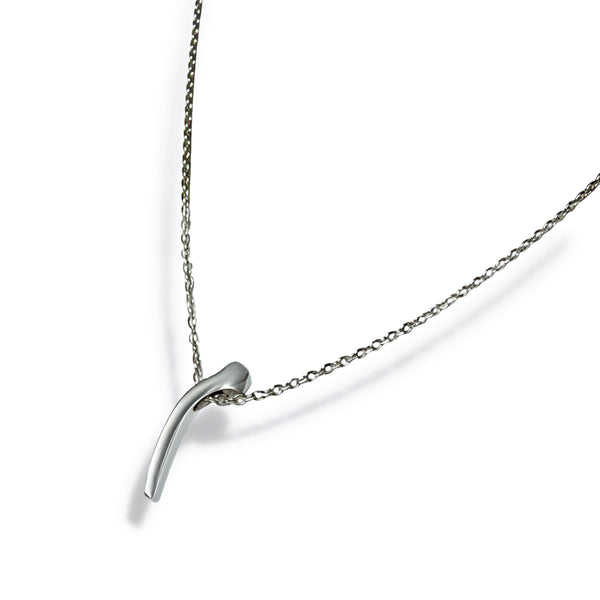 Farsi Alphabet Letters Silver Necklaces