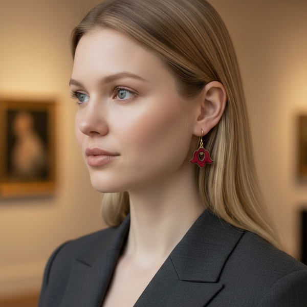 Laleh Koochak Velvet Earrings