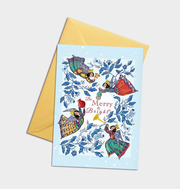 Holiday Angels Greeting Card