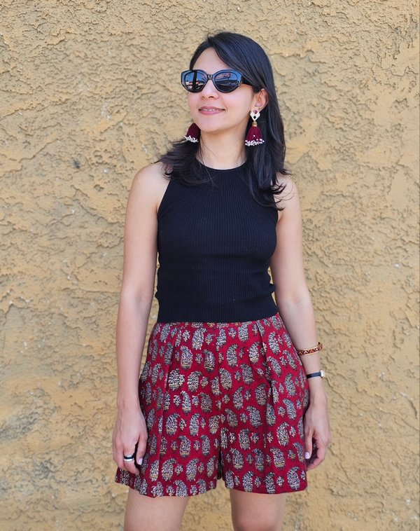 Anar Qalamkari Short