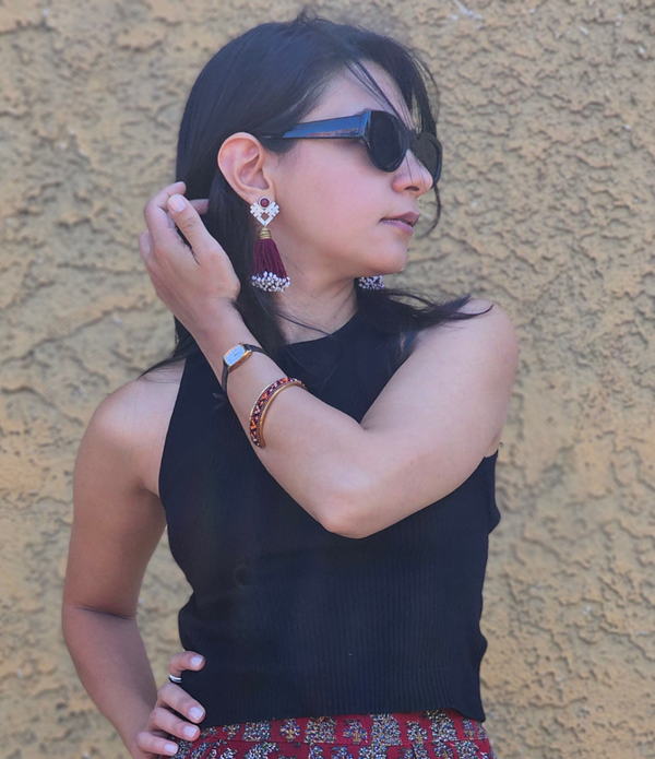 Kowli Silver Earring