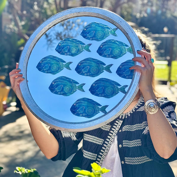 Mahi Negar Rounded Mirror