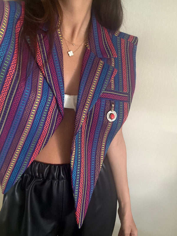 Silk Road Collar Vest