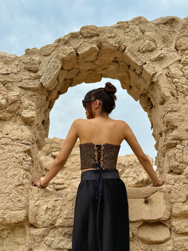 Lajevard Crop Top
