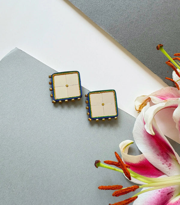 Square Mirror Earrings