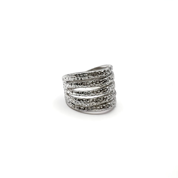 Galaxy Orbits Silver Ring