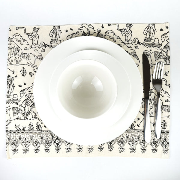 Chogan Placemat (Isfahan Ghalamkari)