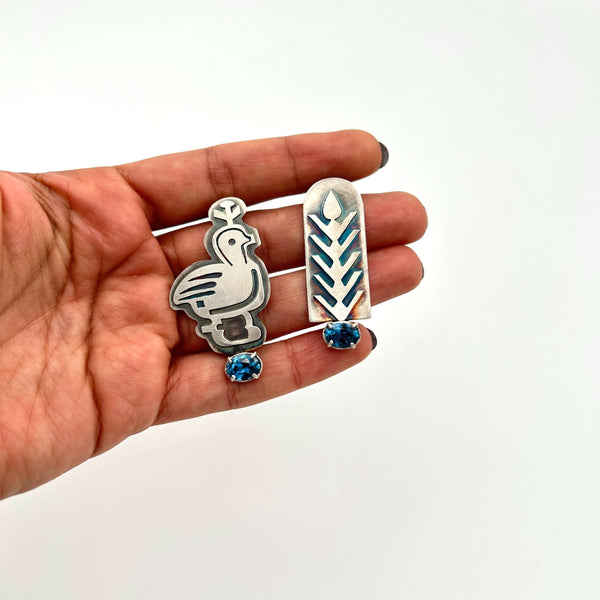 Avin Silver Earrings