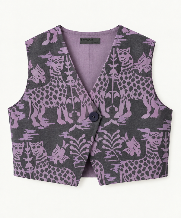 Naghsh Purple Vest