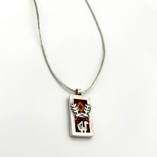 Chaharbagh Silver Necklace