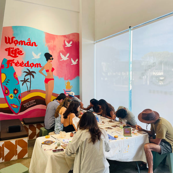 Persian Tile Painting | A Creative Gathering Inspired by Persian Art