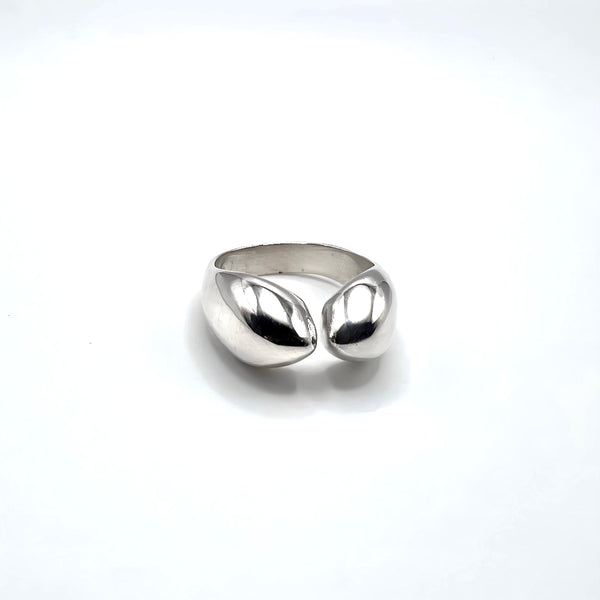 Void Embrace Silver Ring