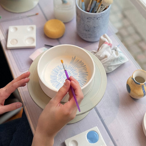 Pottery Painting ( Paint your own unpainted ceramic pieces)