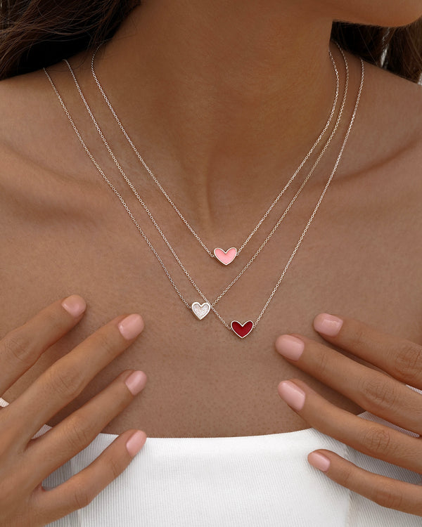 Heart Silver Necklace