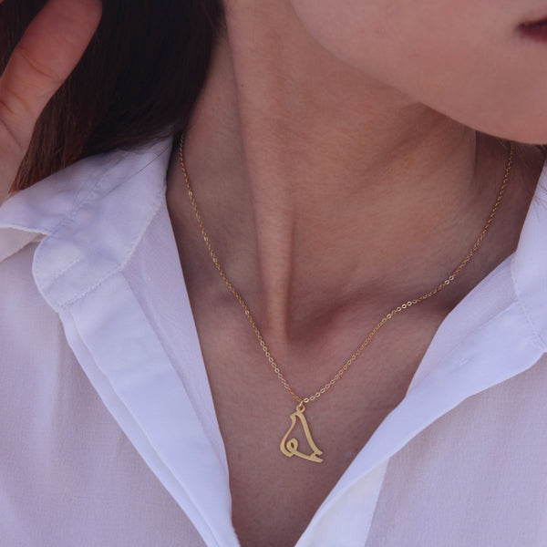 Love Bird Silver Pendant Necklace